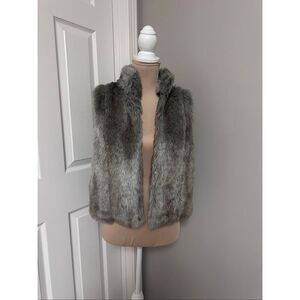 Elle faux fur vest